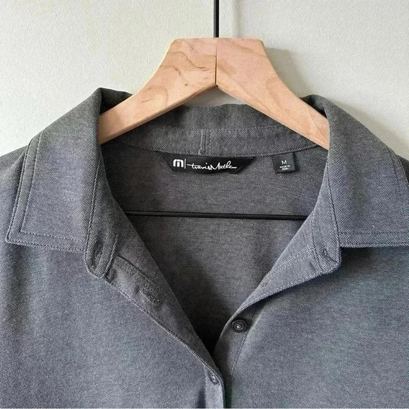 Travis Mathew Gray Oceanside Heather Polo Women’s Medium Ladies - Picture 2 of 10